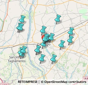 Mappa Via Pola, 33033 Codroipo UD, Italia (6.219)