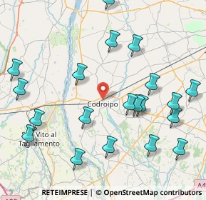 Mappa Via Pola, 33033 Codroipo UD, Italia (9.5425)