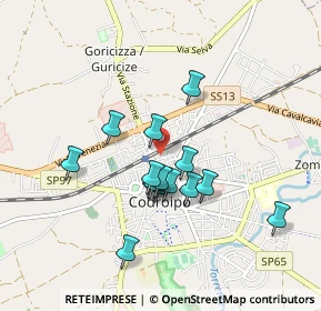 Mappa Via Pola, 33033 Codroipo UD, Italia (0.72333)