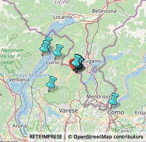 Mappa Via Viconago, 21037 Lavena Ponte Tresa VA, Italia (7.2)