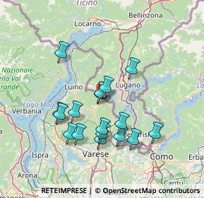 Mappa Via Viconago, 21037 Lavena Ponte Tresa VA, Italia (12.66235)