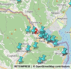 Mappa Via Viconago, 21037 Lavena Ponte Tresa VA, Italia (2.2375)