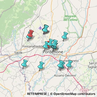 Mappa Via A. Fantuzzi, 33170 Pordenone PN, Italia (5.69688)