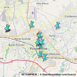 Mappa Via Tramontana, 33170 Pordenone PN, Italia (2.08538)