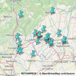 Mappa Via G. da Gemona, 33074 Fontanafredda PN, Italia (14.178)