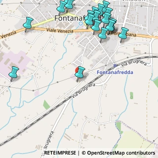 Mappa Via G. da Gemona, 33074 Fontanafredda PN, Italia (0.7475)