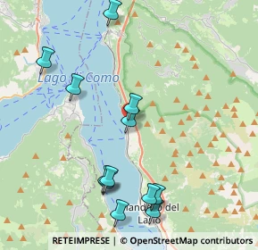 Mappa Via Giacomo Leopardi, 23827 Lierna LC, Italia (4.38833)