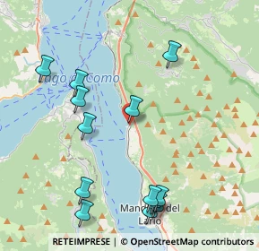 Mappa Via Giacomo Leopardi, 23827 Lierna LC, Italia (4.62615)