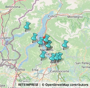 Mappa Via Giacomo Leopardi, 23827 Lierna LC, Italia (9.69818)