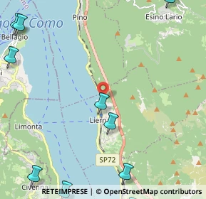 Mappa Via Giacomo Leopardi, 23827 Lierna LC, Italia (3.53)