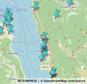 Mappa Via Giacomo Leopardi, 23827 Lierna LC, Italia (2.6815)