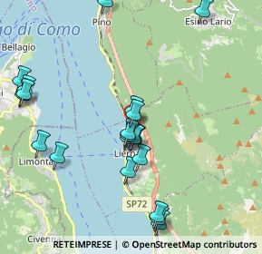 Mappa Via Giacomo Leopardi, 23827 Lierna LC, Italia (2.1085)