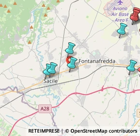 Mappa Via Latisana, 33077 Sacile PN, Italia (5.86333)