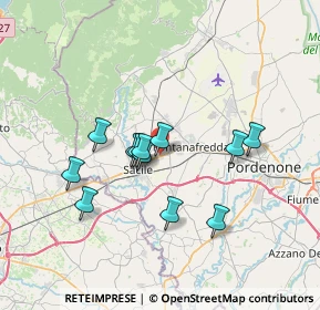 Mappa Via Latisana, 33077 Sacile PN, Italia (5.84)