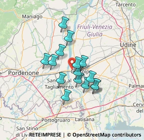 Mappa Via Casali Pra'Di Pieve, 33033 Codroipo UD, Italia (9.772)