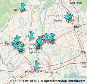 Mappa Via Casali Pra'Di Pieve, 33033 Codroipo UD, Italia (13.84765)