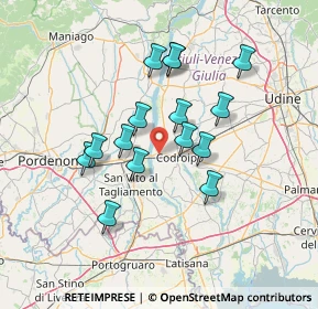 Mappa Via Casali Pra'Di Pieve, 33033 Codroipo UD, Italia (11.79733)