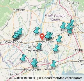 Mappa Via Casali Pra'Di Pieve, 33033 Codroipo UD, Italia (15.688)