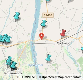 Mappa Via Casali Pra'Di Pieve, 33033 Codroipo UD, Italia (6.864)