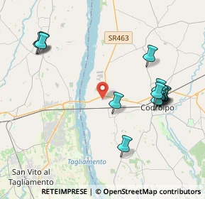 Mappa Via Casali Pra'Di Pieve, 33033 Codroipo UD, Italia (4.32)