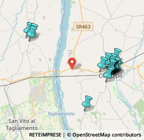 Mappa Via Casali Pra'Di Pieve, 33033 Codroipo UD, Italia (4.32889)