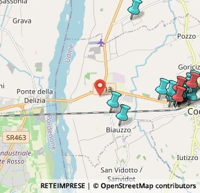 Mappa Via Casali Pra'Di Pieve, 33033 Codroipo UD, Italia (2.8105)