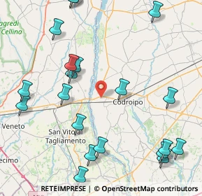 Mappa Via Casali Pra'Di Pieve, 33033 Codroipo UD, Italia (10.547)