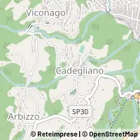 Kartta Cadegliano Viconago
