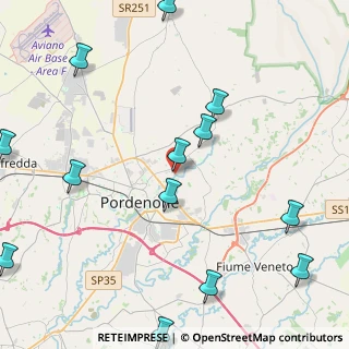 Mappa Via Vittorio Veneto, 33170 Pordenone PN, Italia (5.71154)