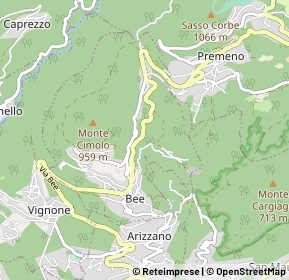 Mappa 28813 Bee VB, Italia (0.73077)