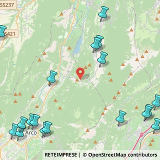 Mappa Via dell'Artigianato, 38074 Drena TN, Italia (7.2035)