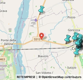 Mappa SS 13, 33033 Codroipo UD, Italia (3.2195)