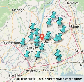 Mappa SS 13, 33033 Codroipo UD, Italia (11.5965)