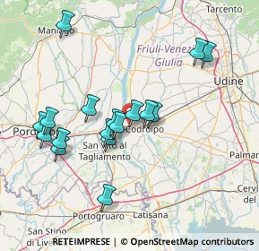 Mappa SS 13, 33033 Codroipo UD, Italia (14.08529)