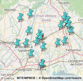 Mappa Via L. de Paulis, 33033 Codroipo UD, Italia (15.49)