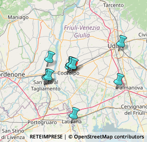 Mappa Via L. de Paulis, 33033 Codroipo UD, Italia (11.14545)