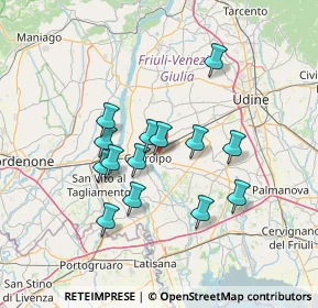 Mappa Via L. de Paulis, 33033 Codroipo UD, Italia (11.66143)