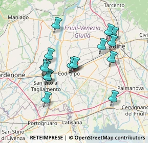 Mappa Via L. de Paulis, 33033 Codroipo UD, Italia (13.19)