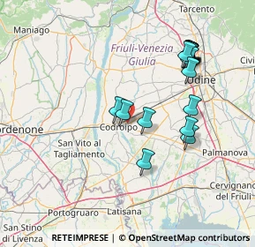 Mappa Via L. de Paulis, 33033 Codroipo UD, Italia (15.11556)
