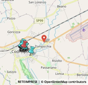 Mappa Via L. de Paulis, 33033 Codroipo UD, Italia (2.1095)