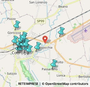 Mappa Via L. de Paulis, 33033 Codroipo UD, Italia (2.09938)