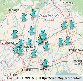 Mappa Viale S. Daniele, 33033 Codroipo UD, Italia (15.2735)