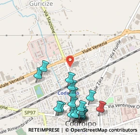 Mappa Viale S. Daniele, 33033 Codroipo UD, Italia (0.6475)