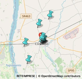 Mappa Viale S. Daniele, 33033 Codroipo UD, Italia (1.76333)