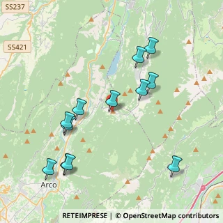 Mappa 38074 Drena TN, Italia (4.265)