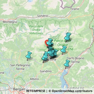Mappa Via Papa Luciani, 24020 Gromo BG, Italia (9.2585)