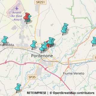 Mappa Via Francesco Baracca, 33170 Pordenone PN, Italia (4.21667)