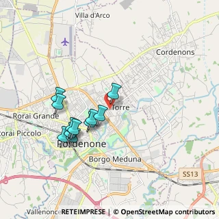 Mappa Via Francesco Baracca, 33170 Pordenone PN, Italia (1.66091)
