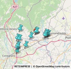 Mappa Via Marconi G., 33070 Caneva PN, Italia (6.072)