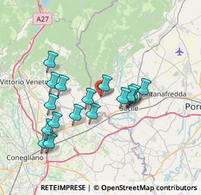 Mappa Via Marconi G., 33070 Caneva PN, Italia (6.67529)